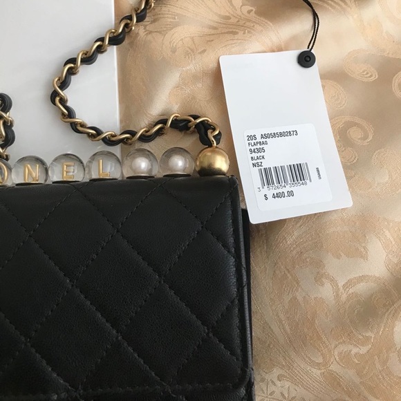 [[[SOLD]]]Chanel 2020 clear pearl crossbody - Picture 2 of 2